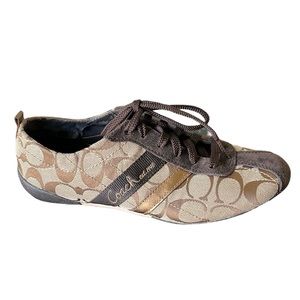 Coach Belina Logo Sneakers Sz 7.5